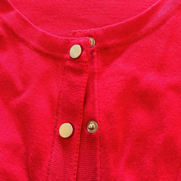 Red cardigan - Picture 3 of 4